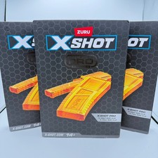 Zuru X-Shot Pro Series Clip Pack Kids OS Orange New 1 Half 1 Full Size Magazine