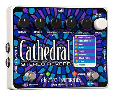 Electro-Harmonix Cathedral Reverb Guitar Effect Pedal for sale