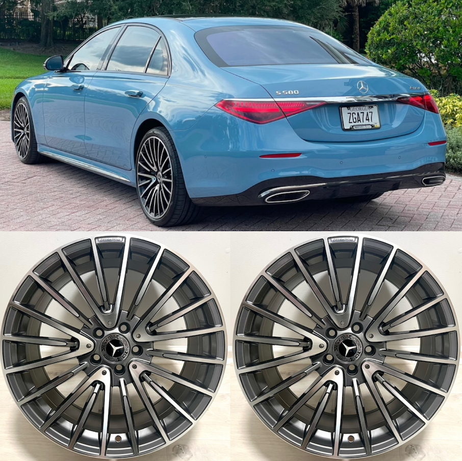 NEW MERCEDES BENZ 20 INCH RIMS WHEELS SET4 20/8.5 20/9.5 CLS400