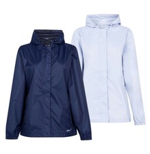 Ladies Gelert Outdoor Hooded Packaway Waterproof Jacket Sizes From 6 To 20
