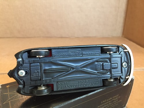BROOKLIN MODELS METAL SCALA 1:43 1938 PHANTOM CORSAIR COUPE BRK.33 QUASI NUOVO - Foto 6 di 6