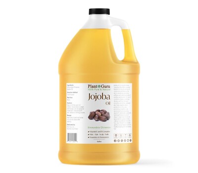 Golden Jojoba Oil Cold Pressed 100% Pure Natural For Skin Face Hair Massage  