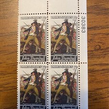 1968 6c John Trumbull, American Artist, Battle of Bunker Hill #1361