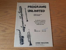 Programs Unlimited Peter Reynolds Baritone Tenor Saxophone Bass Clarinet Luverne