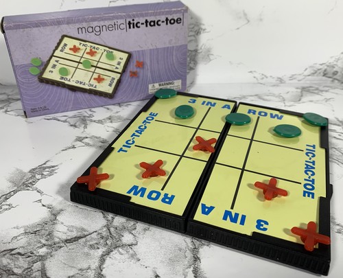 TIC TAC TOE Magnetic Travel Mini Games Road Trip Tic-Tac-Toe X's O's