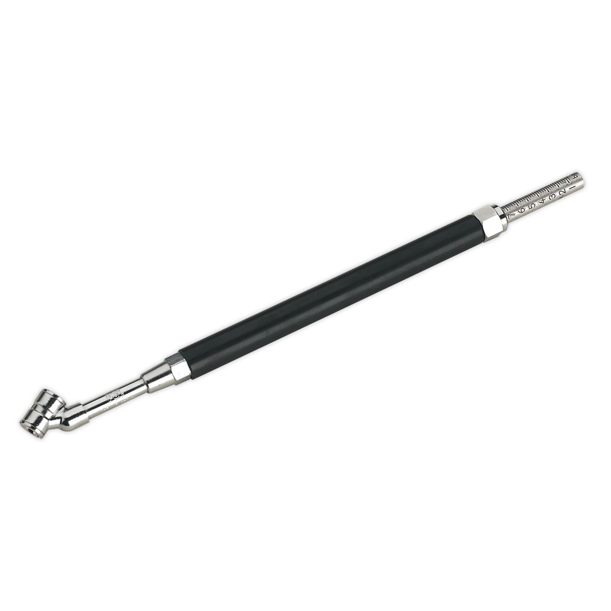 Sealey PCL Tyre Pressure Gauge Deluxe Twin Push-On Connector 0-11bar(0-160psi) T - Image 6