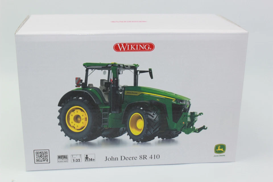 Tractor Wiking 077859 John Deere 8R 410 nuevo en embalaje original 1:32 Foto 3 de 4