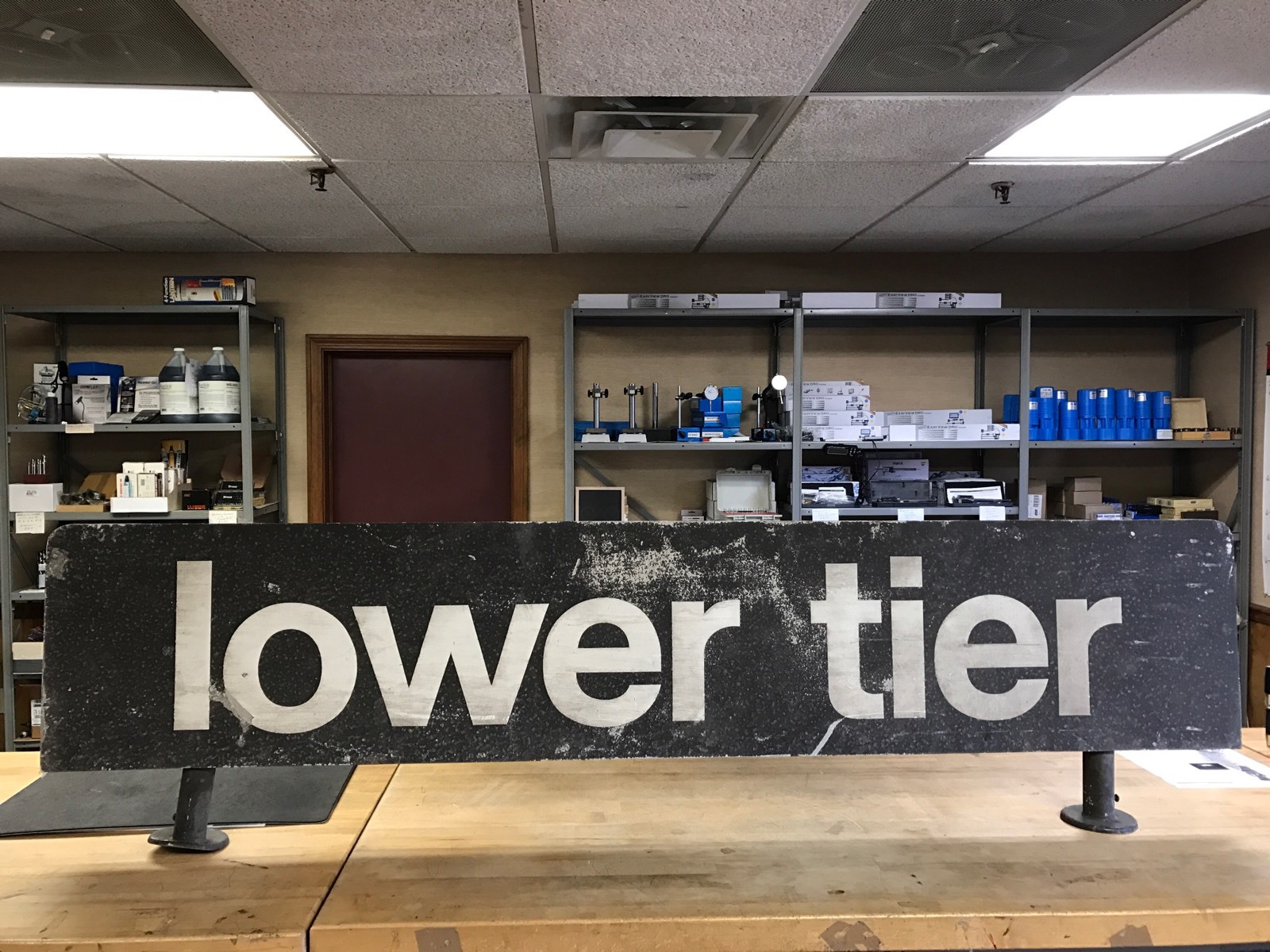 GIANTS STADIUM NJ MEADOWLANDS GAME USED LOWER TIER SIGN NEW YORK JETS ...