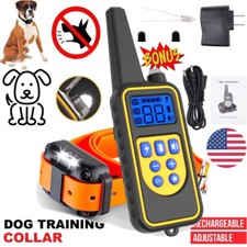 1/2/3 Pet Dog Wireless Electric Fence Containment System Training Collar Shock