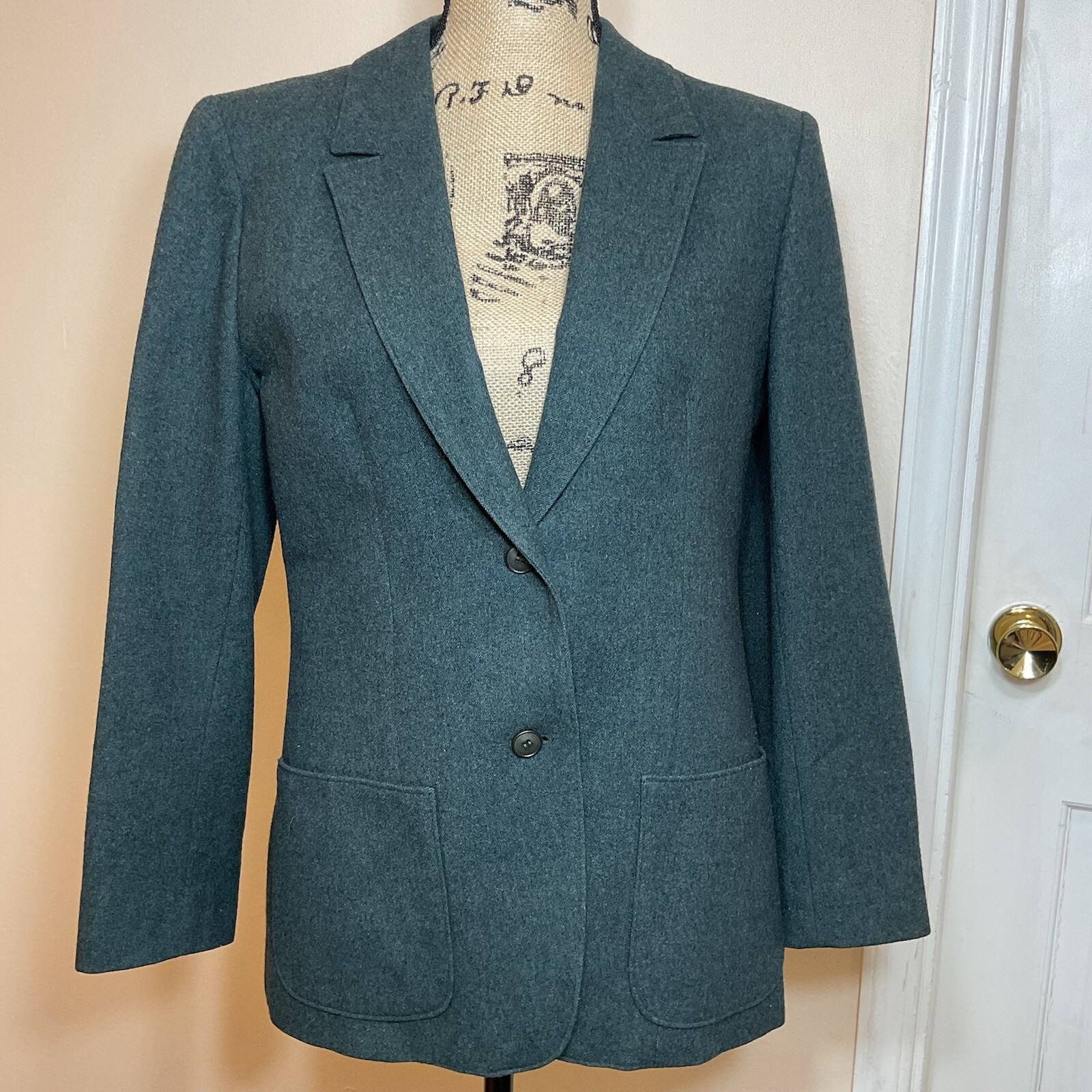 Pendleton Wool blazer jacket women Medium - image 2
