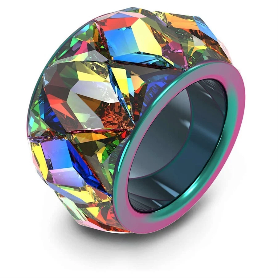 AUTHENTIC SWAROVSKI BRAND NEW Curiosa cocktail ring Multicolored 5610821
