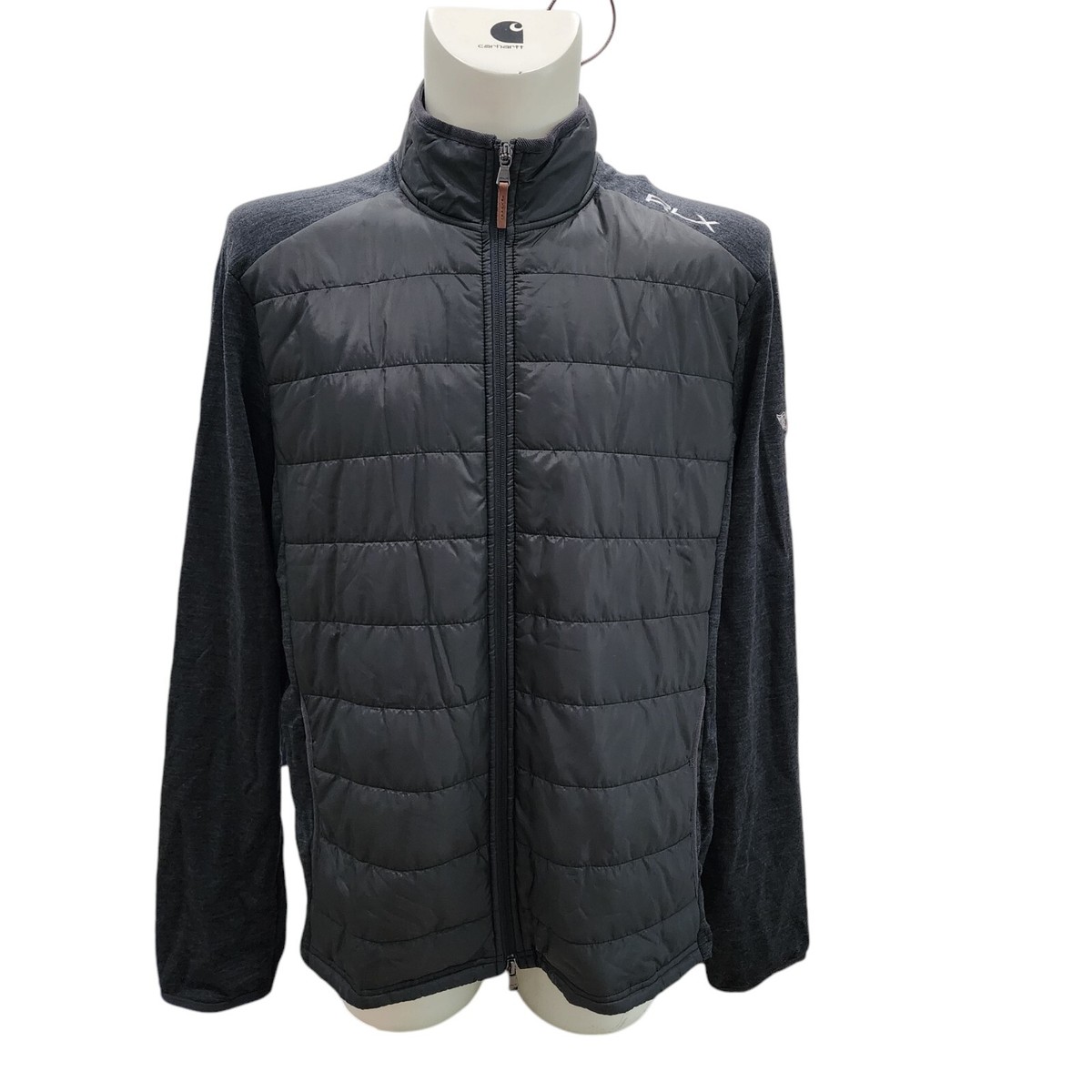 RLX Ralph Lauren Hybrid Performance Wool Quilted Full Zip Jacket