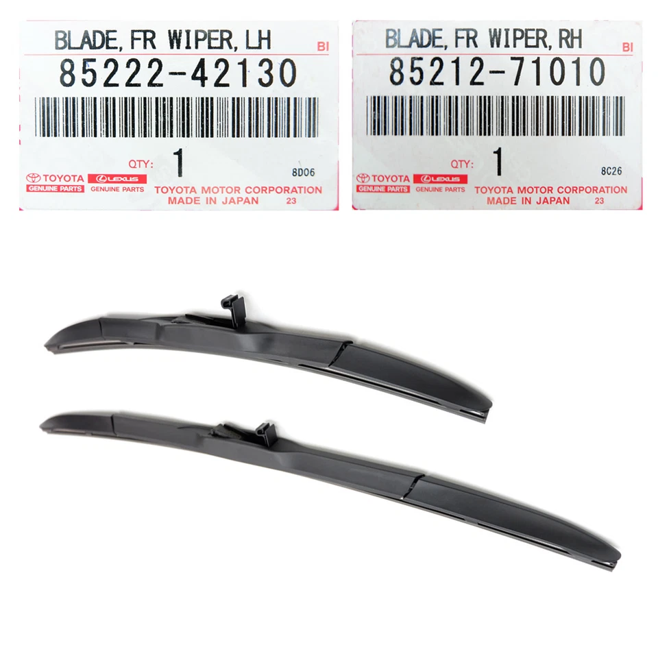 Juego de limpiaparabrisas 550 400 mm negro para Toyota Hilux Revo Fortuner 15 16 18 Foto 3 de 4