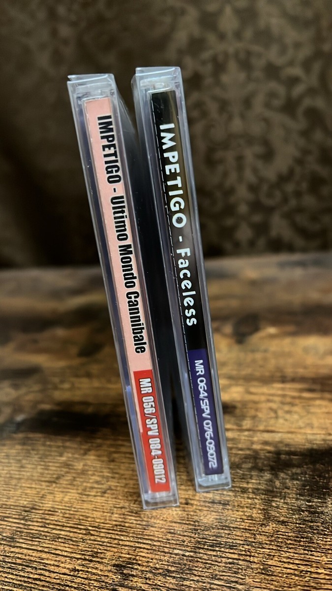 Impetigo CD Lot: Ultimo Mondo Cannibale, Faceless EP Death Metal