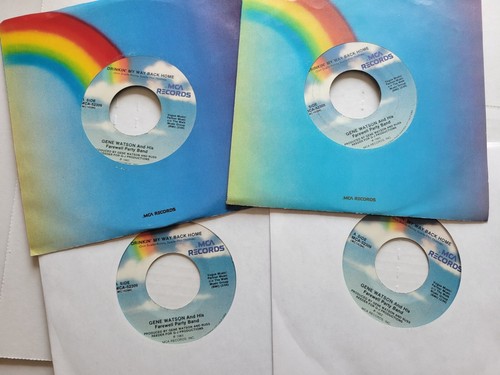 GEN WATSON Lot of 35 RECORDS 7" 45rpm Back in the Fire One Hell of a Heartache - Picture 9 of 12