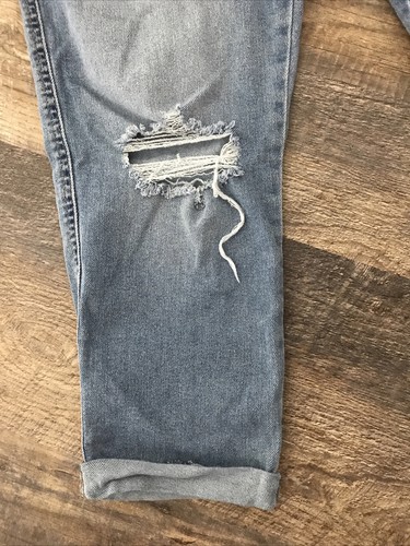 Signature Levi's Womens Jeans Size 14 W32 Heritage Boyfriend Cuffed Tapered - Picture 3 of 10
