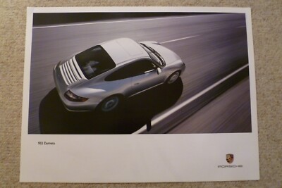 2004 Porsche 911 Carrera Coupe Showroom Advertising Poster - RARE!! Awesome L@@K