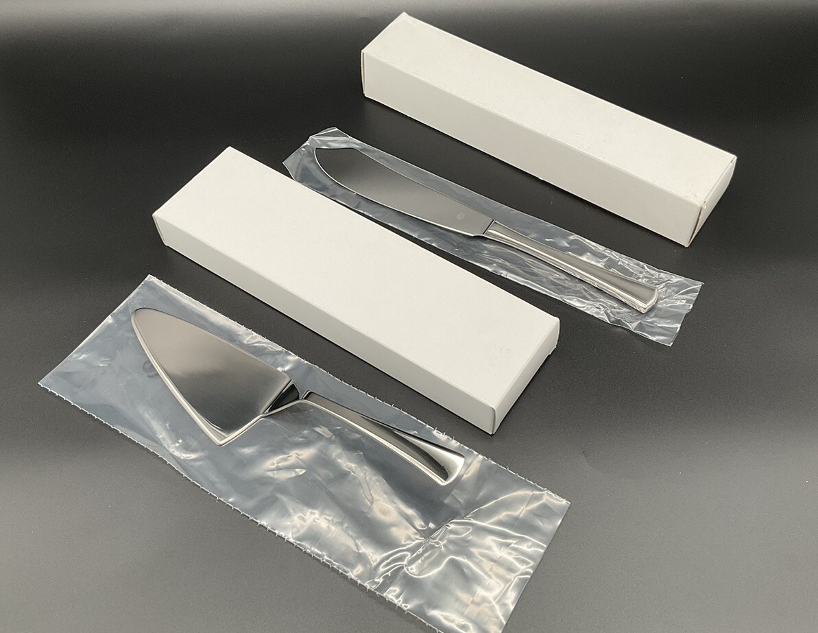 AMC Tortenheber Tortenmesser mit Messer SET Edelstahl Hochwertig Tortenmesser