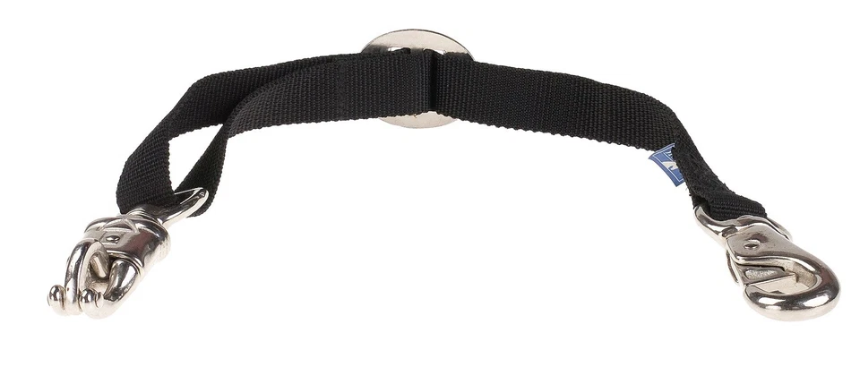 Anhänger Anbindestrick verstellbar 40 - 65 cmNylon mit Panik- und Karabinerhaken - Bild 1 von 1