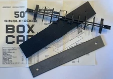Athearn 50’ Single Door Box Car Parts Value Pack: Steel Weight-Floor-Underframe