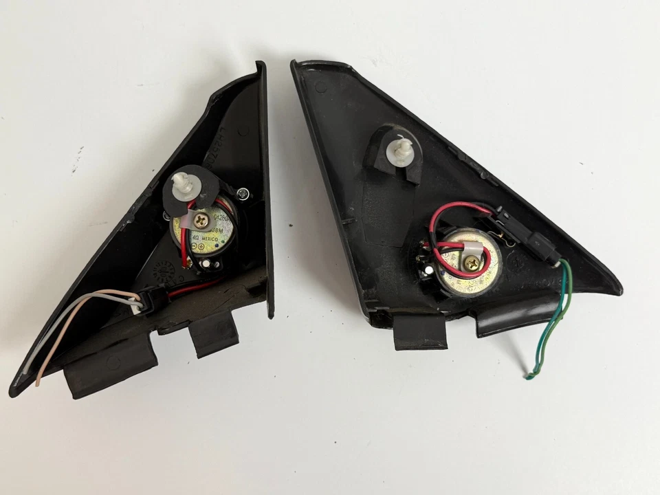 Buick LeSabre 2005 Par Izquierdo Derecho Puerta Espejo Montaje Cubiertas con Altavoz Negro Foto 4 de 4