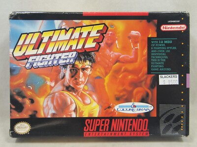 Ultimate Fighter (Super Nintendo | SNES) Authentic BOX ONLY
