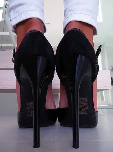 Diamantique Original Tacones Altos Cristales Bombas Negro 37 - Imagen 7 de 8