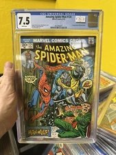 Amazing Spider-Man #124 CGC 7.5 White Pages, 1st app. Man-Wolf (Marvel 1973)
