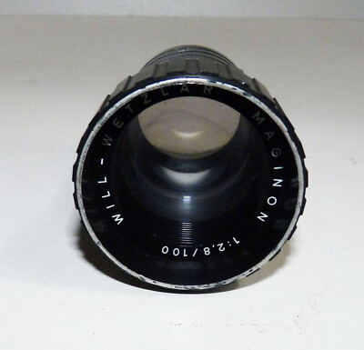 Projektorobjektiv - Will-Wetzlar Maginon 1:2.8 / 100mm - 42mm