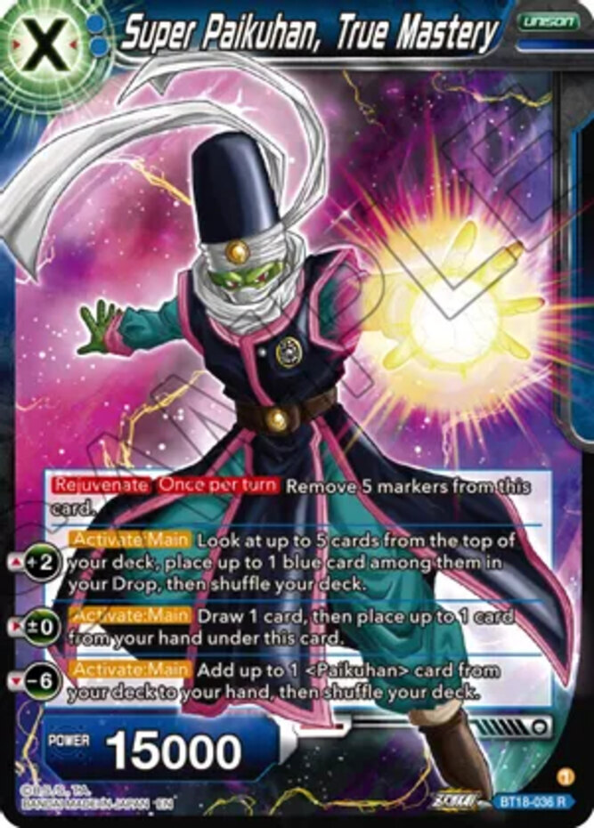 NM-Mint DBS:M Super Paikuhan, True Master - BT18-036 - R NM-Mint DBS:M Super Paikuhan, True Master - BT18-036 - R