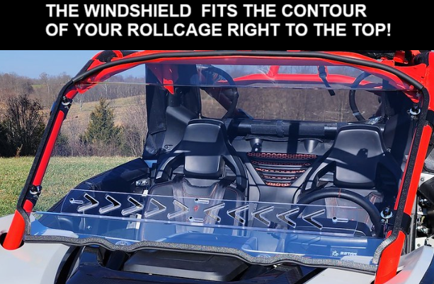 Segway Villain Scratch-Resistant Lexan Windshield w/ Dual