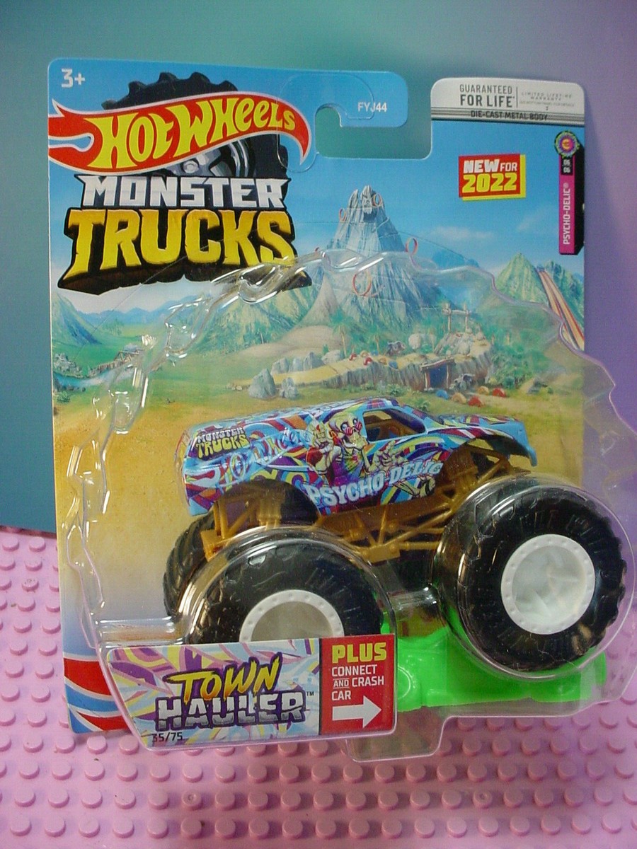 New Monster Trucks TOWN HAULER #35 ☆ multi color💥PSYCHO-DELIC