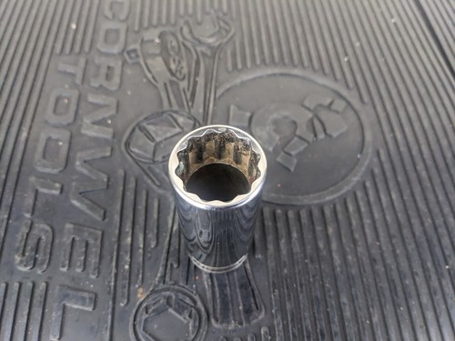 #an714  SNAP ON TOOLS  1/2"  Drive  1”  chrome deep well socket S321 - Picture 3 of 11