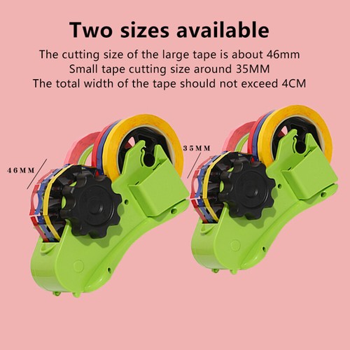 Semi-Automatic Tape Dispenser Multi-roll Cutting Reusable Thermal Tape Dispenser