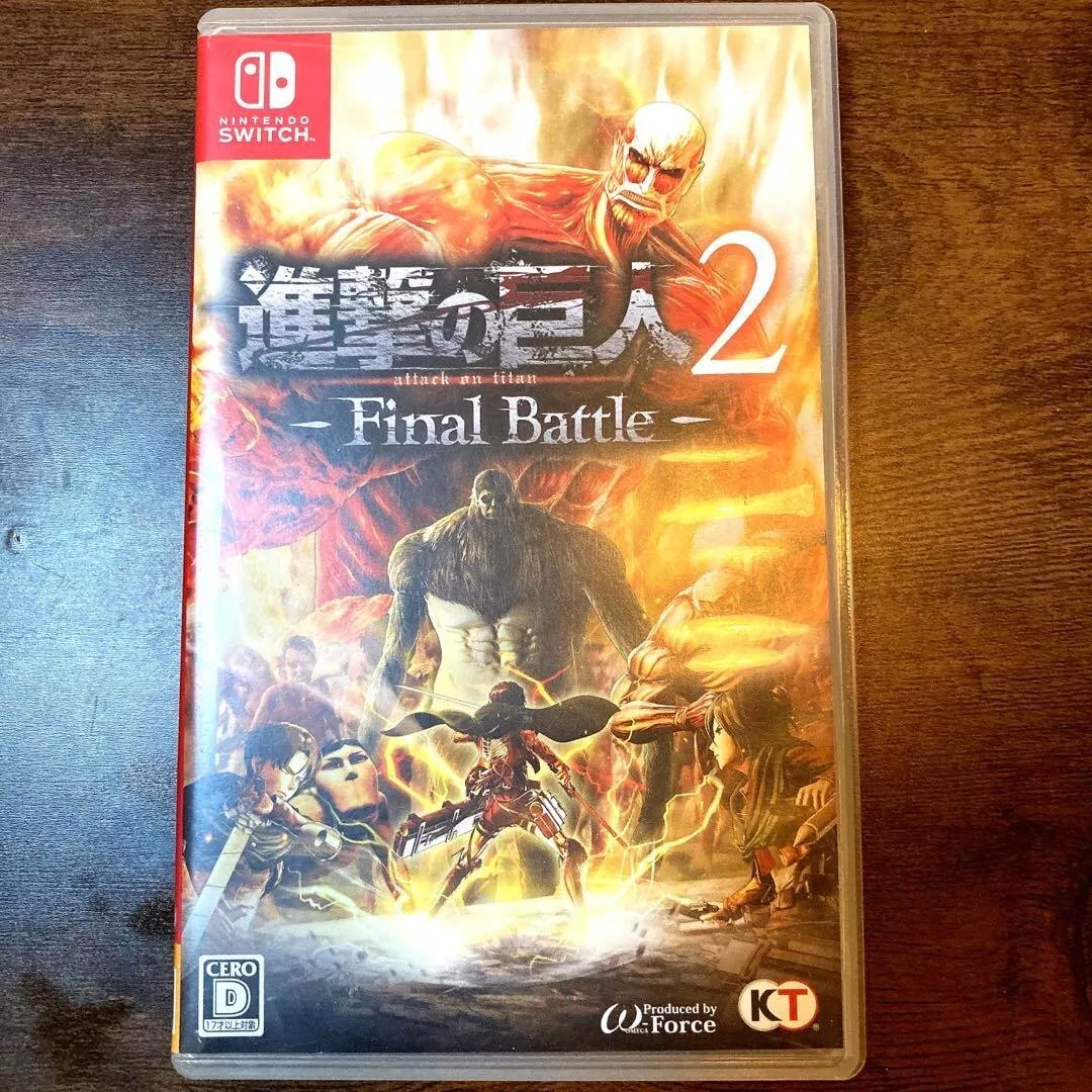 Nintendo Switch Attack on Titan 2 Final Battle Shingeki no Kyojin 2 from  Japan