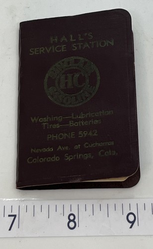 VTG Sinclair Gasoline Phone Address Book Halls Service Station Colorado Springs - Picture 2 of 11