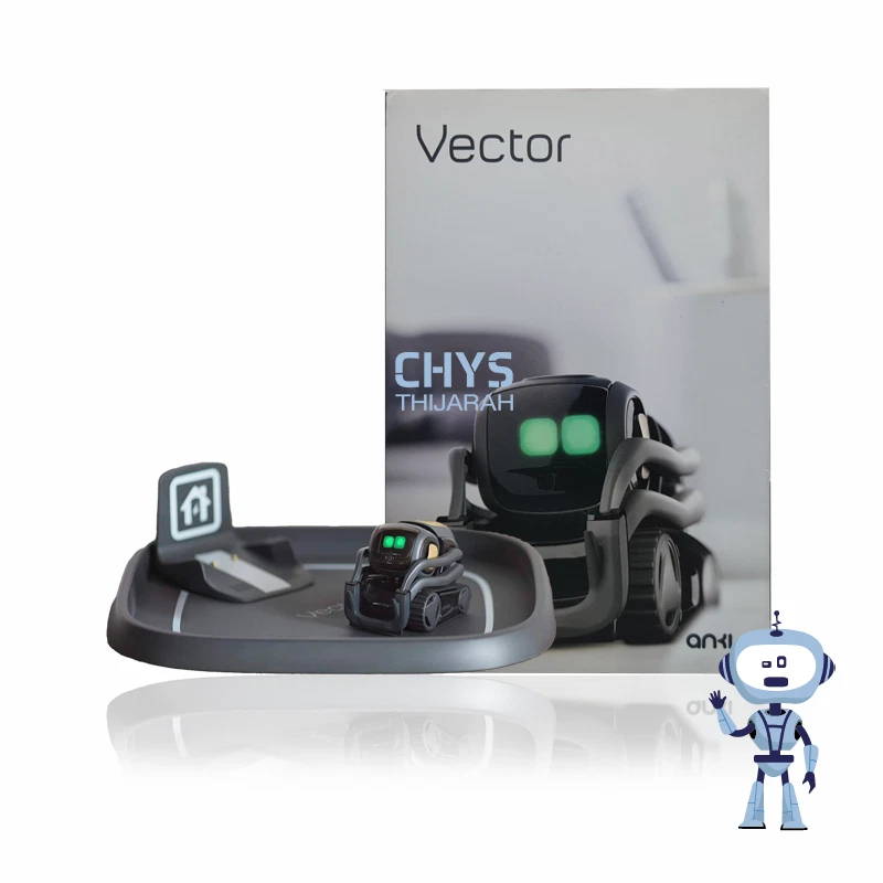 Vector Robot Ai Robot Pet Fully Boxed + Tray - Very Good (READ DESCRIPTION)