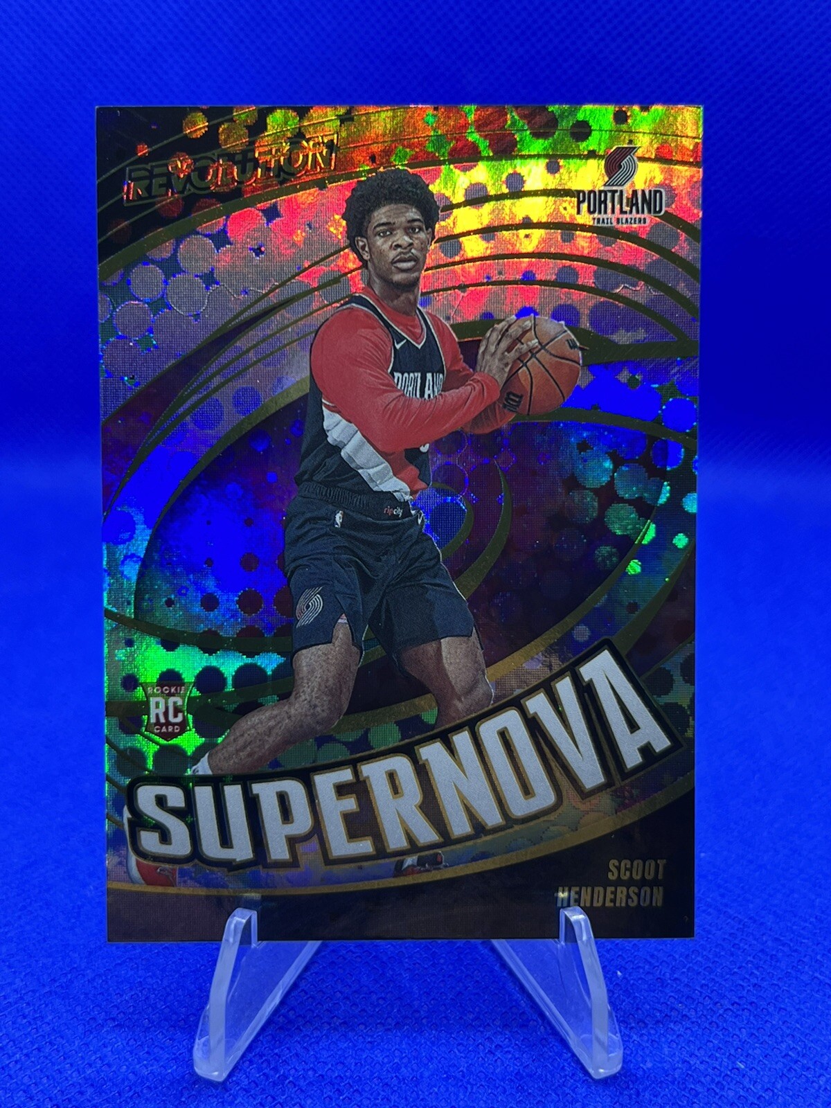 Scoot Henderson RC Supernova 2023-24 Panini Revolution Portland Trail Blazers #9