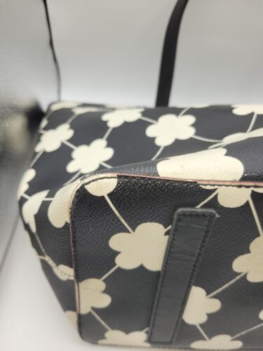 Kate Spade Grant Street Jules Floral Black & White Large Handbag - Picture 10 of 18