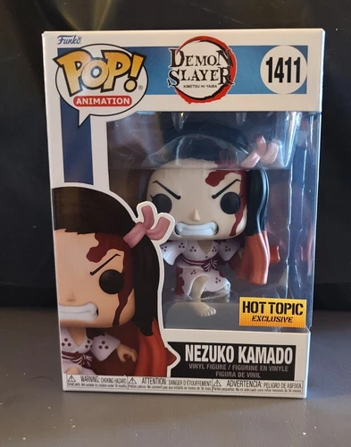 Funko Pop! Nezuko Kamado 1411 Demon Slayer Hot Topic Exclusive W/Pop Protector