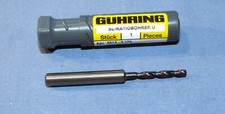 New GUHRING Jobber Length Drill Bit: 1/8  Dia, 140  , Solid Carbide