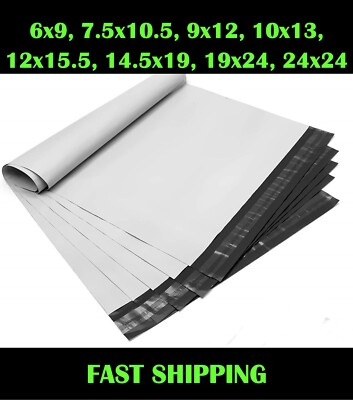 Poly Mailers Shipping Bags Envelopes Premium Bag 6x9 9x12 10x13 12x15.5 14.5x19