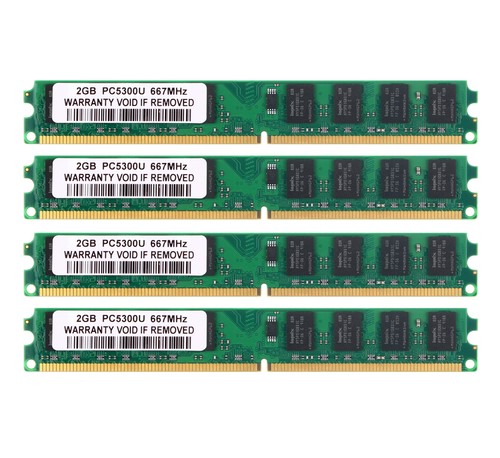 Brand 4GB 8GB 2GB DDR2 667MHz PC2-5300U DIMM Desktop Memory RAM Intel Lot @HP - Picture 1 of 16