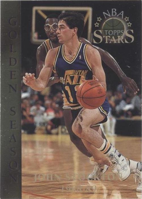 1996 Topps Stars - John Stockton #93 - 1 of 2