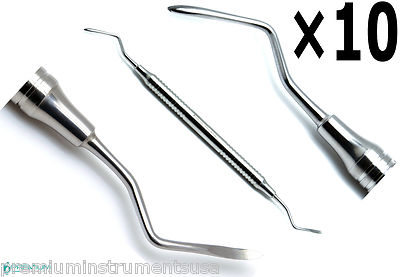 10× Pro 2-3 Heidbrink Dental Root Tip Picks Surgical Elevator Instruments