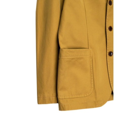 Norse Projects Agder Mustard Brown Thick Cotton Work Jacket - Picture 4 of 11