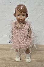 Play Doll Celluloid Schildkr t Doll 25cm Collectors Vintage Original Clothes