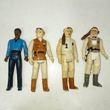 Star Wars Kenner Figure Lot: Hoth Rebel Soldier & Luke, Lando Calrissan