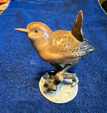 Rosenthal Porzellanfigur Vogel handbemalt, mehrfarbig, auf Sockel, Stempelmarke
