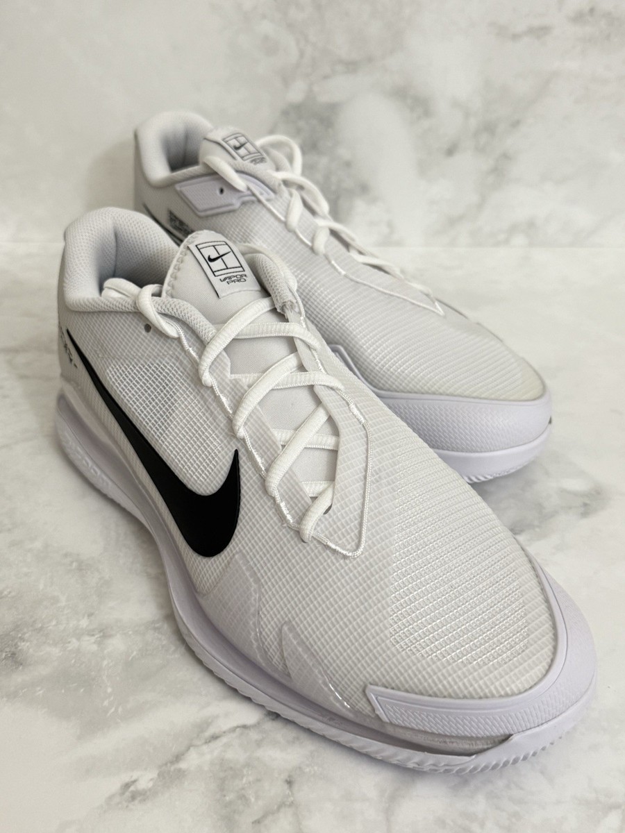 Size 11.5 - NikeCourt Air Zoom Vapor Pro White Black for sale